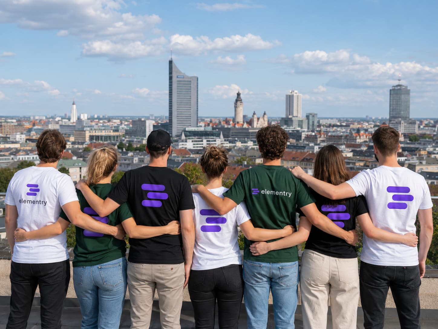 Das elementry Team gemeinsam in Leipzig